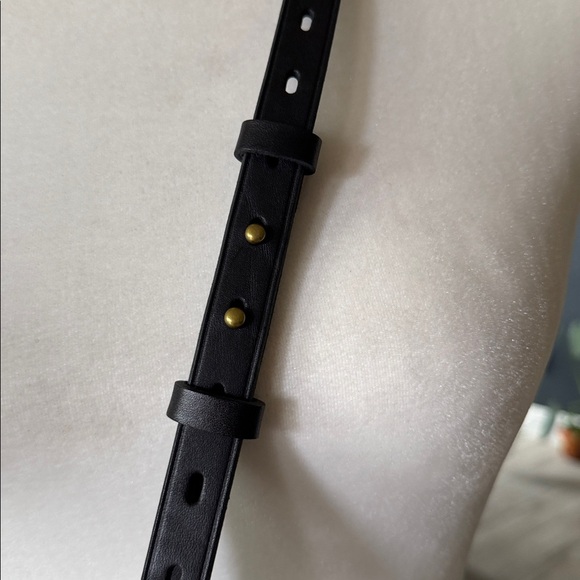 NWOT Madewell Crossbody Black Leather Tote Bag Adjustable Removable Straps - Picture 5 of 11